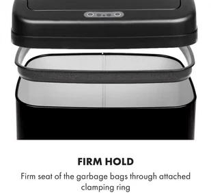 FENIKS Klarstein Klarstein Cleansmann, czujnik, 50 litrów, na worki na śmieci, ABS, czarny KG15-CleansmannB50l - Kosze na śmieci - miniaturka - grafika 8