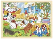 Puzzle - Goki puzzle Szczenięta w szkole - miniaturka - grafika 1