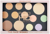 Pozostałe akcesoria do makijażu - REVOLUTION Pro HD Palette The Works light medium Makeup Revolutio - miniaturka - grafika 1
