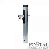 Akcesoria do bram - LOCINOX Aluminiowy zaczep bramowy; chwyta profile bramowe o szerokości od 40 mm do 60 mm; obudowa malowana proszkowo w kolorze srebrnym LO.IN-GATE CATCHER - miniaturka - grafika 1