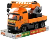 Samochody i pojazdy dla dzieci - POLESIE 58324 "Volvo", Samochód-dźwig - miniaturka - grafika 1