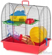 Klatki dla gryzoni - Inter-Zoo Klatka dla chomika GRIM 2 BLACK + TUBA G102C - miniaturka - grafika 1