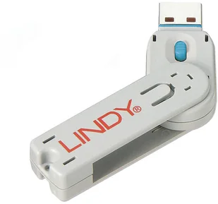 LINDY 40622 Klucz do blokady portów USB A niebieski LY-40622 - Części i akcesoria do laptopów - miniaturka - grafika 2