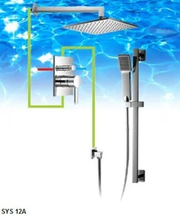 Omnires SYS12A - Zestawy prysznicowe - miniaturka - grafika 2