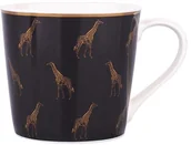 Kubki - KUBEK STOŻEK NBC 350 ML DEK. GOLD GIRAFFE CZARNY 01010032004 - miniaturka - grafika 1