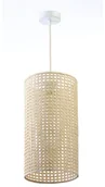 Lampy sufitowe - Koncept BPSKONCEPT Lampa wisząca beżowy rattan Rotang BPS 0N0-007 - miniaturka - grafika 1