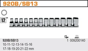 Beta KPL.NASADEK 1/2"" 13SZT 920B/SB13 (920A/SB13) - Klucze i nasadki - miniaturka - grafika 4
