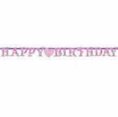 Dekoracje domu - Amscan International litera Banner księżniczka Happy Birthday 129750 - miniaturka - grafika 1