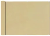 Parawany - vidaXL Parawan balkonowy z tkaniny oxford 75x400 cm beż vidaXL - miniaturka - grafika 1