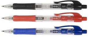 Q-CONNECT Długopis automatyczny - czerwony - Długopisy - miniaturka - grafika 4