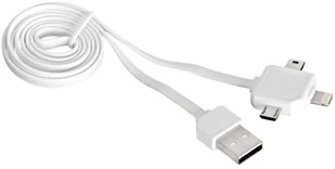 Allocacoc 07. Przewód do ładowania Power USB Cable - kompatybilny z Apple Lightning, Micro USB i Mini USB (9002/UC80CN) - Przedłużacze i rozgałęźniki - miniaturka - grafika 9
