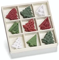 Dekoracje domu - Knorr Prandell KnorrPrandell 22 MM, choinka, drewno, z ornamentami, filc, wielobarwny 8001221 - miniaturka - grafika 1