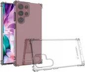 Etui i futerały do telefonów - Wozinsky Anti Shock pancerne etui do Samsung Galaxy S22 Ultra przezroczysty - miniaturka - grafika 1