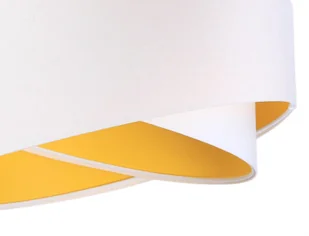 EULUNA Lampa wisząca Vivien, biała/pomarańczowa - Lampy sufitowe - miniaturka - grafika 3