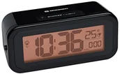 Zegary - Bresser budzik radiowy MyTime Amber z płynną regulacją podświetlenia w kolorze bursztynowym 8020100CM3000 - miniaturka - grafika 1