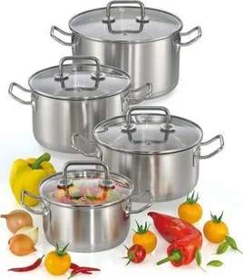 Kuchenprofi Zestaw 4 stalowych garnków Verona Kuchenprofim KU-2375002804 - Zestawy garnków i patelni - miniaturka - grafika 2