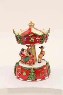 Pigmejka Karuzela z pozytywką Pigmejka Karuzele Pozytywki, 17x10x10 cm - Pozostałe akcesoria świąteczne - miniaturka - grafika 4