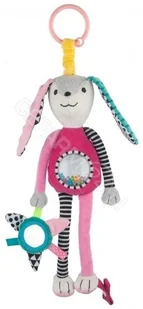 Canpol babies pluszowa zabawka z uchwytem na smoczek Zajączek - Zawieszki dla dzieci i niemowląt - miniaturka - grafika 2