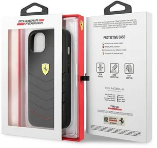 Ferrari FEHCP13SRQUK iPhone 13 mini 5,4" czarny/black hardcase Off Track Quilted hurtel-78862-0 - Etui i futerały do telefonów - miniaturka - grafika 8
