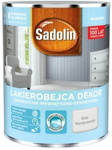 Sadolin Lakierobejca Dekor Biały skandynawski 1 l - Lakiery do drewna Sadolin Lakierobejca Dekor Biały skandynawski 1 l - Lakiery do drewna - miniaturka - grafika 1