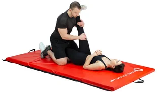 HMS Materac gimnastyczny składany 240 x 120 x 5 cm MGS01 czerwony 17-44-285 - Maty do ćwiczeń - miniaturka - grafika 21