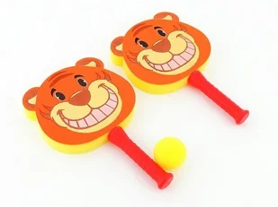 ADAR Rakietki miękkie tygrys w siatce 413993 - Zabawki i gry sportowe - miniaturka - grafika 2