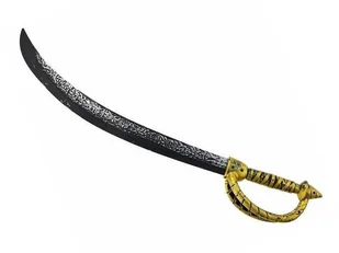 GoDan Broń "Miecz pirata" plastikowy 65 cm MIEPI-NP - Dodatki do strojów karnawałowych - miniaturka - grafika 2