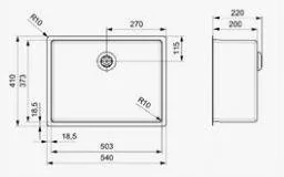 Reginox Zlewozmywak NEW JERSEY 50X37 R32992 - Zlewozmywaki - miniaturka - grafika 2