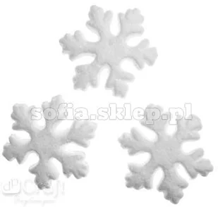 DP Craft Śnieżynki styropianowe DPCRAFT 75mm 24sztuk DIST-010 - Zabawki kreatywne - miniaturka - grafika 2