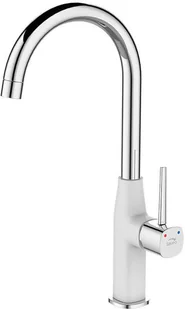 Laveo Polla biała/chrom (BAP_668D) - Baterie kuchenne - miniaturka - grafika 5