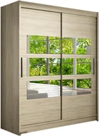 Szafy - Szafa przesuwna Pesto VII - nowoczesna Szafa - miniaturka - grafika 1