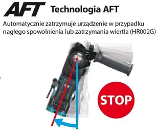 Makita akumulatorowa młotowiertarka SDS+, 40V max Li-Ion, seria XGT [HR004GZ01] + bluza na zamek z kapturem i logo XGT [R-0368] HR004GZ01 - Wiertarki - miniaturka - grafika 5