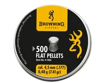 Osprzęt do wiatrówek - Umarex |rut Browning Flat Pellets 4,5 mm 500 szt. (4.1922) - miniaturka - grafika 1
