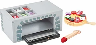 Small Foot 11204 drewniany piecyk do pizzy idealny do kuchni dziecięcych, z pizzy, talerzem do pizzy i nożem, od 3 lat - Zabawki AGD Small Foot 11204 drewniany piecyk do pizzy idealny do kuchni dziecięcych, z pizzy, talerzem do pizzy i nożem, od 3 lat - Zabawki AGD - miniaturka - grafika 1
