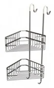 Akcesoria do armatury i ceramiki - Andex Kosz prysznicowy narożny podwójny prawy produkcji Andex Sanibella 565/P/CC 565/P/CC - miniaturka - grafika 1