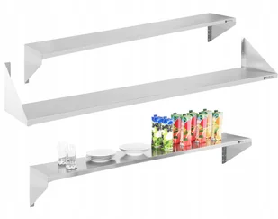 Royal Catering Półka wisząca nierdzewna RCTR-180 300x1800mm RCTR-180 RCTR-180 - Meble gastronomiczne - miniaturka - grafika 2