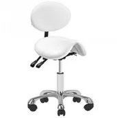 Krzesła i taborety kosmetyczne - ACTIVESHOP TABORET KOSMETYCZNY 1025 BIAŁY GIOVANNI - miniaturka - grafika 1