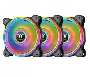 Thermaltake Riing Quad 14 RGB TT Premium Edition 3-pack + HUB Czarne CL-F089-PL14SW-A CL-F089-PL14SW-A - Chłodzenie procesora - miniaturka - grafika 2