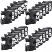 Papier do drukarek - Dymo Taśma do D1 40913 9mm 7m biała zestaw 20 szt - miniaturka - grafika 1