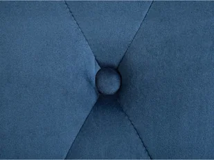 Beliani Fotel welurowy niebieski HARSTAD - Fotele - miniaturka - grafika 5