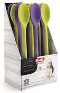 Przybory do gotowania - Ibili Łyżka silikonowa 30cm 732400 nie rysuje powierzchni naczyń, fioletowa 732400 - miniaturka - grafika 1