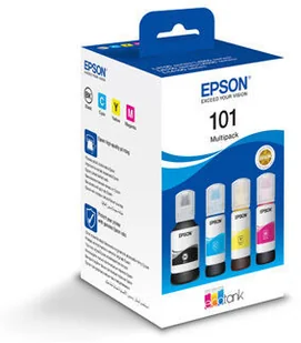 Epson originální ink C13T03V64A, 101, T03V64A, CMYK, EcoTank L6160,L6170,L6190,L4150,L4160 - Tusze oryginalne - miniaturka - grafika 2