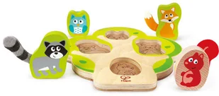 Hape KTO SIĘ KRYJE W DRZEWIE układanka 3D HP 1616 HP 1616 - Zabawki kreatywne - miniaturka - grafika 2
