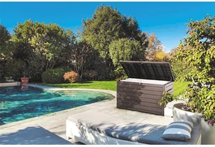 Keter Skrzynia ogrodowa Ontario 870 L brązowa) Keter - Skrzynie ogrodowe - miniaturka - grafika 7