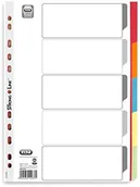 Przekładki do segregatorów - Elba 400034589 karton Tab index A4, 230 G/M2, 5 arkuszy, 25-Pack 400034589 - miniaturka - grafika 1