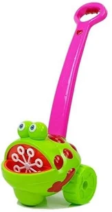 Import LEANToys Maszynka Do Baniek Mydlanych Żaba z Różową Rączka Muzyka Światła LT-8256-0 - Bańki mydlane - miniaturka - grafika 2