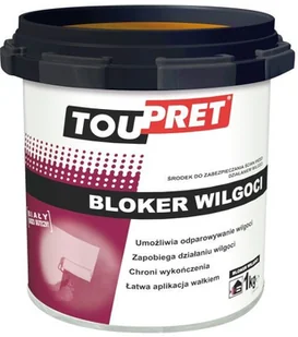 Toupret Farba podkładowa BLOKER WILGOCI Puszka - Grunty do ścian - miniaturka - grafika 2