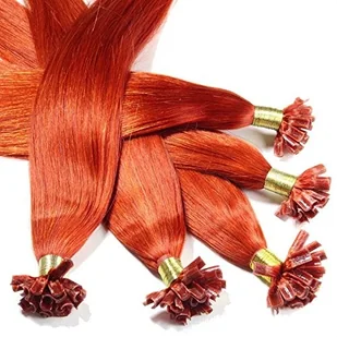 hair2heart 200 X 0.5 G przedłużenie włosów prawdziwe włosy dopinki firmy z u-TIP Keratin bondings, długość 60 cm/akcesoria do włosów zagęszczanie włosów//gładka struktura  najwyższa jakość  wiele kol - Gadżety na imprezę - miniaturka - grafika 14