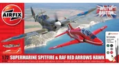 Modele do sklejania - AirFix Brytyjskie lotnictwo: Supermarine Spitfire Red Arrow Hawk, z farbami 50187 - miniaturka - grafika 1