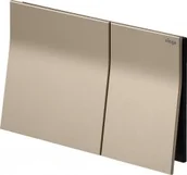 Przyciski spłukujące - Viega 773601 Przycisk uruchamiający do WC Prevista Visign for More 200 CZARNY METAL MIEDZIENY/ZŁOTY - miniaturka - grafika 1